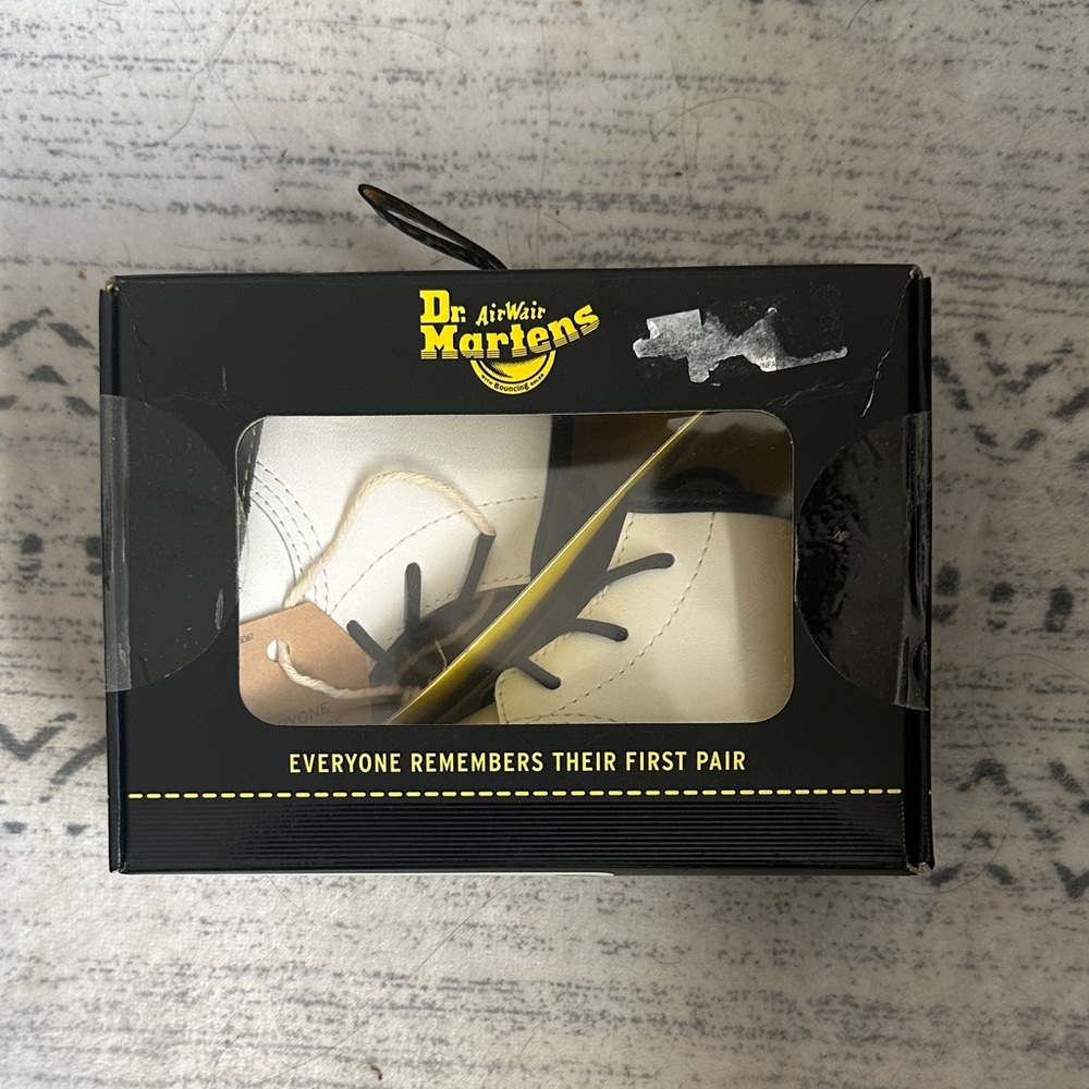 Dr. Martens Cream Baby Shoes